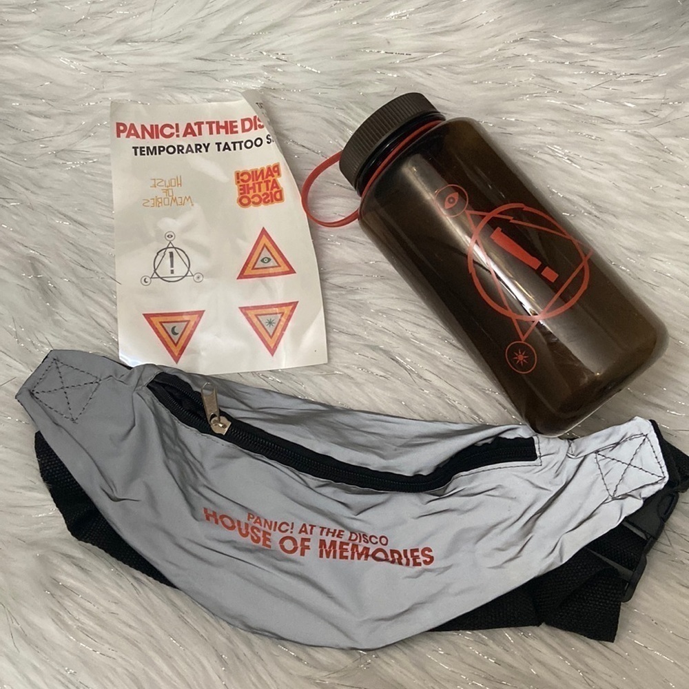 Panic! At The Disco 2022 Viva La Vengeance VIP Tour Fanny Pack Tattoo and Bottle